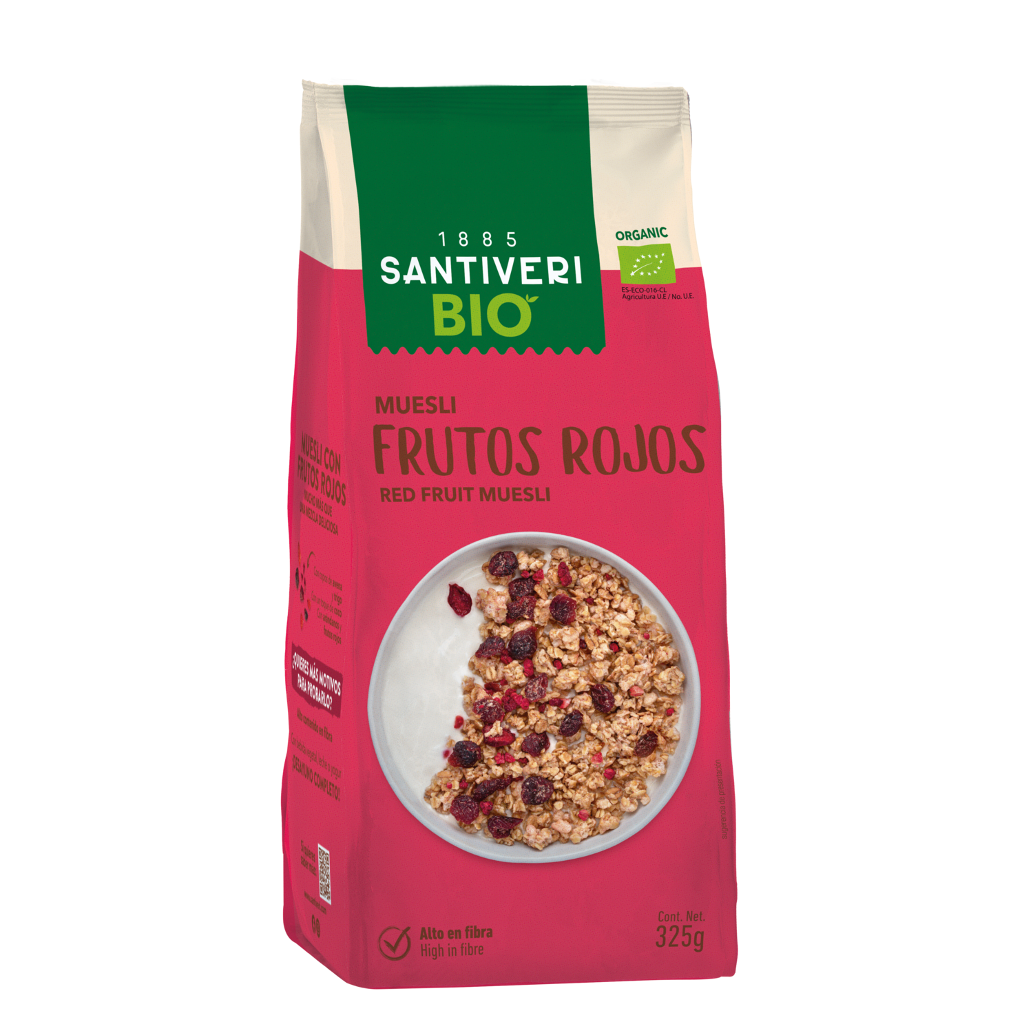 Muesli Frutos Rojos Bio G Santiveri